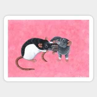 Rats with Chocolate Sticker
